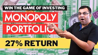 How to Build a Portfolio of Monopoly Stocks in India | 27% CAGR in Last 5 Years | Worksheet Included