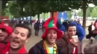 Adeptos de Portugal com um lindo cântico - Euro 2016