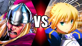 Thor VS Saber (Marvel VS Fate) | Fan Made Death Battle Trailer