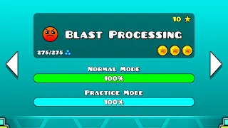 Geometry Dash: Blast Processing (Full Level, No Coins)