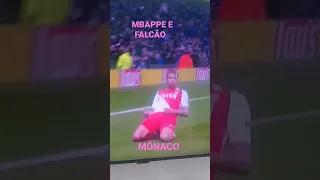 MBAPPE E FALCÃO MÔNACO @GRODRIGUES8 #SHORTS.