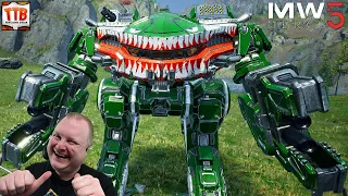 Super Large Burst Laser King Crab! - 38 RENT-A-TTB - Mechwarrior 5 Mercenaries DLC