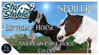 SSO !SPOILER! - Birthday Horse and American Paint Horse (released)