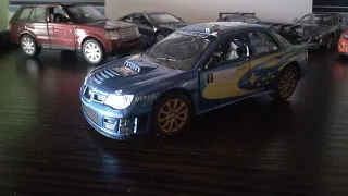 Обзор Машины KINSMART: Subaru Impreza WRC 2007 and Audi R8