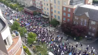 13-03-2015 Scotland fans singing "We hate England more than you" in Dublin.