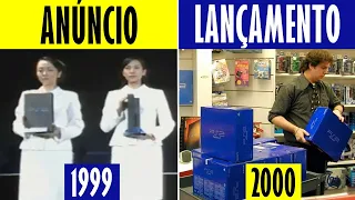 COMO FOI O ANÚNCIO E O LANÇAMENTO DO PS2 EM SUA ÉPOCA?