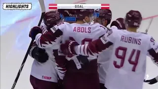 All goals scored by team Latvia in IIHF WC 2018