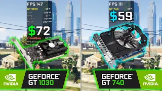 GT 1030 vs GT 740 - Test in 6 Games