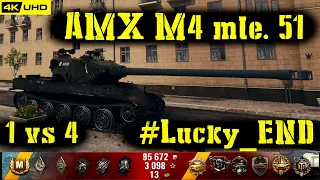 World of Tanks AMX M4 mle. 51 Replay - 10 Kills 7.6K DMG(Patch 1.4.0)