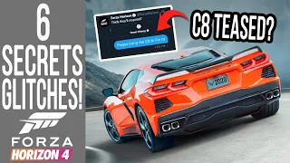 Forza Horizon 4 - 6 Secrets, Glitches & Easter Eggs! C8 CORVETTE Teased on Twitter?