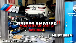 BEST SOUNDING EXHAUST FOR YOUR M340i‼️😱MASTERY OF ART & DESIGN🔥 *MUST SEE*👀