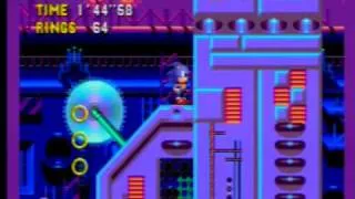 Sonic CD - Metallic Madness Zone 1 (all time zones with JP sndtrk)