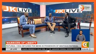 JKLIVE | Former CJ Willy Mutunga, Activist Boniface Mwangi speak on the struggle for reforms