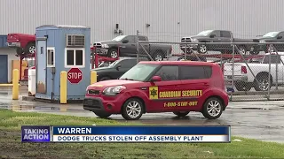 Nine brand new trucks stolen from Fiat Chrysler storage lot in Warren