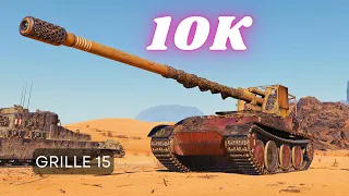 4x Grille 15 - 10K Damage & 10K & 11K & 10K  World of Tanks   #wot #worldoftanks