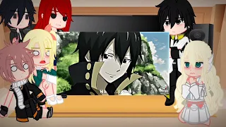 🌿 fairy tail react(2/?)Lucy/erza/gray/Natsu/(+mavisxzeref)+zeref and mavis🌿