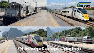 KTM | Railfanning at Kuala Kangsar & Padang Rengas (4K)