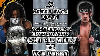 Don't Die Miles v Ace Perry @ Summit Pro Wrestling, Greenfield, IN 2.11.24