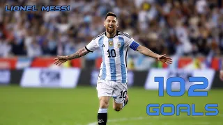 All 100+ Goals Lionel Messi for Argentina  - GOAT 🐐