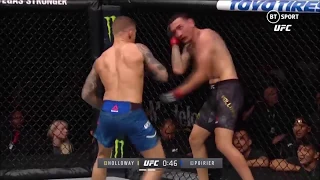 Max Holloway vs Dustin Poirier highlights