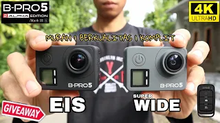 TERLARIS NO 1 di INDONESIA! Action cam murah terbaik | Review BRICA B-PRO 5 AE3s Black & Grey