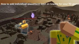 Individual Tower Placement - GnomeCode Tower Defense ADDONS #7 (Final Part)