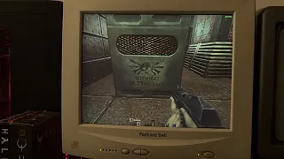 Quake 2 RTX Gameplay On A CRT Monitor (No Commentary)