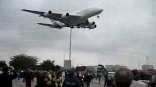 A380 LAX LANDING