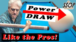 How to Power Draw the Cue Ball with NO MISCUES