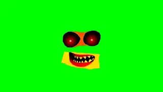 The Real Klasky Csupo Nightmares Robot Logo "Splaat.exe" (Face) Green Screen