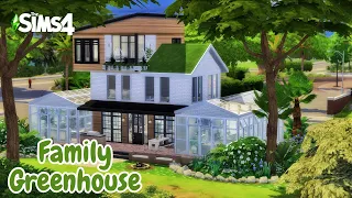 FAMILY GREEN HOUSE | The Sims 4 | Speed Build | No CC