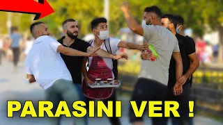 İNSANLARIN YANINDA ! ÖĞRENCİNİN İÇECEKLERİNİ DÖKÜP ! AŞAĞILAMAK ? - SOSYAL DENEY