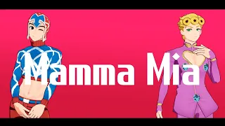 【ジョジョMMD】ジョルノとミスタのMamma Mia 【meme】