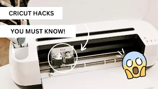 Cricut Hacks You MUST Know! 😱 | 7 Cricut Hacks Tricks and Tips