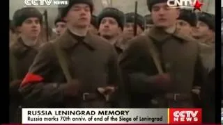 Russia marks 70th anniv. of end of the Siege of Leningrad