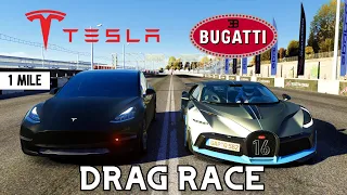 TESLA PLAID VS BUGATTI DIVO | Assetto Corsa