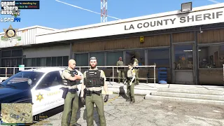 GTA V - LSPDFR 0.4.9🚔 - LSSD/LASD - Sheriff Patrol - Assault with Deadly Weapon - 4K