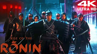 RISE OF THE RONIN All Cutscenes (Full Game Movie) 4K Ultra HD