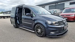 vw caddy life dsg 5 seater modified Lowered alloys splitter sidebars leather sportline edition r