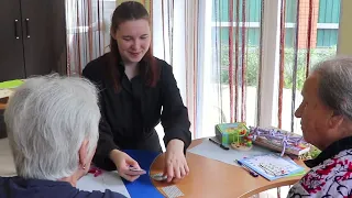 Интерактивный класс для пожилых с деменцией, Альцгеймера, Паркинсона в пансионате Люберцы
