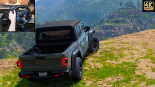 Jeep Gladiator Rubicon (2020) | Off-Roading | Forza Horizon 5 | Logitech g29 Gameplay | Enjoy-4K
