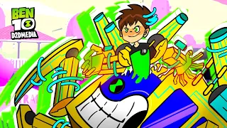 Mecha Bus Eater vs Train Eater in Among Us | D2D Ben 10