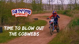 Full Throttle Finley #67 KTM SX65 Blowing out the cobwebs after lockdown at Deangate MX