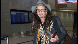 Steven Tyler Departs LAX Before Series Of East Coast Concerts With Aerosmith