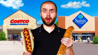 Costco vs. Sam's Club FOOD COURT SHOWDOWN