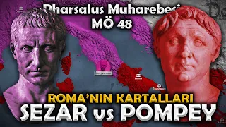 Julius Caesar vs. Pompey Magnus || ROMAN CIVIL WAR || 48 BC Battle of Pharsalus