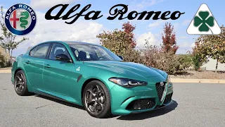 2024 Alfa Romeo Giulia Quadrifoglio POV Review | Better Than BMW M3 Competition?