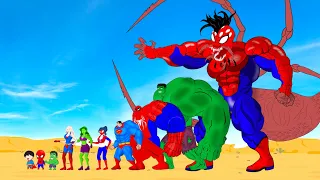 Rescue SUPERHEROES BABY SPIDERMAN vs HULK FAMILY, SUPER GIRL: Who Is The King Of Super Heroes?