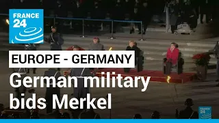 With God, roses and punk, German military bids Merkel farewell • FRANCE 24 English