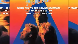 THE POLICE -  When The World is running down (ORIGINAL INSTRUMENTAL)